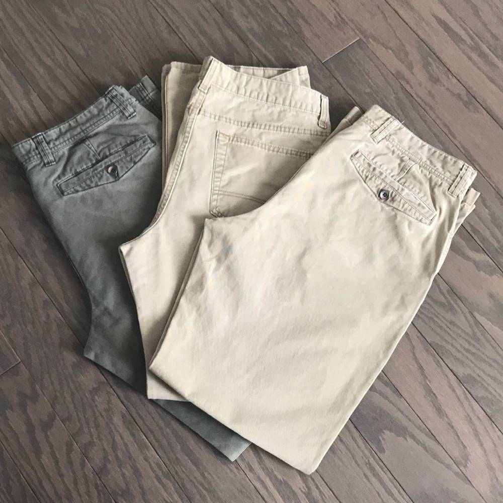 Lot of 3 Old Navy 33x34 pants